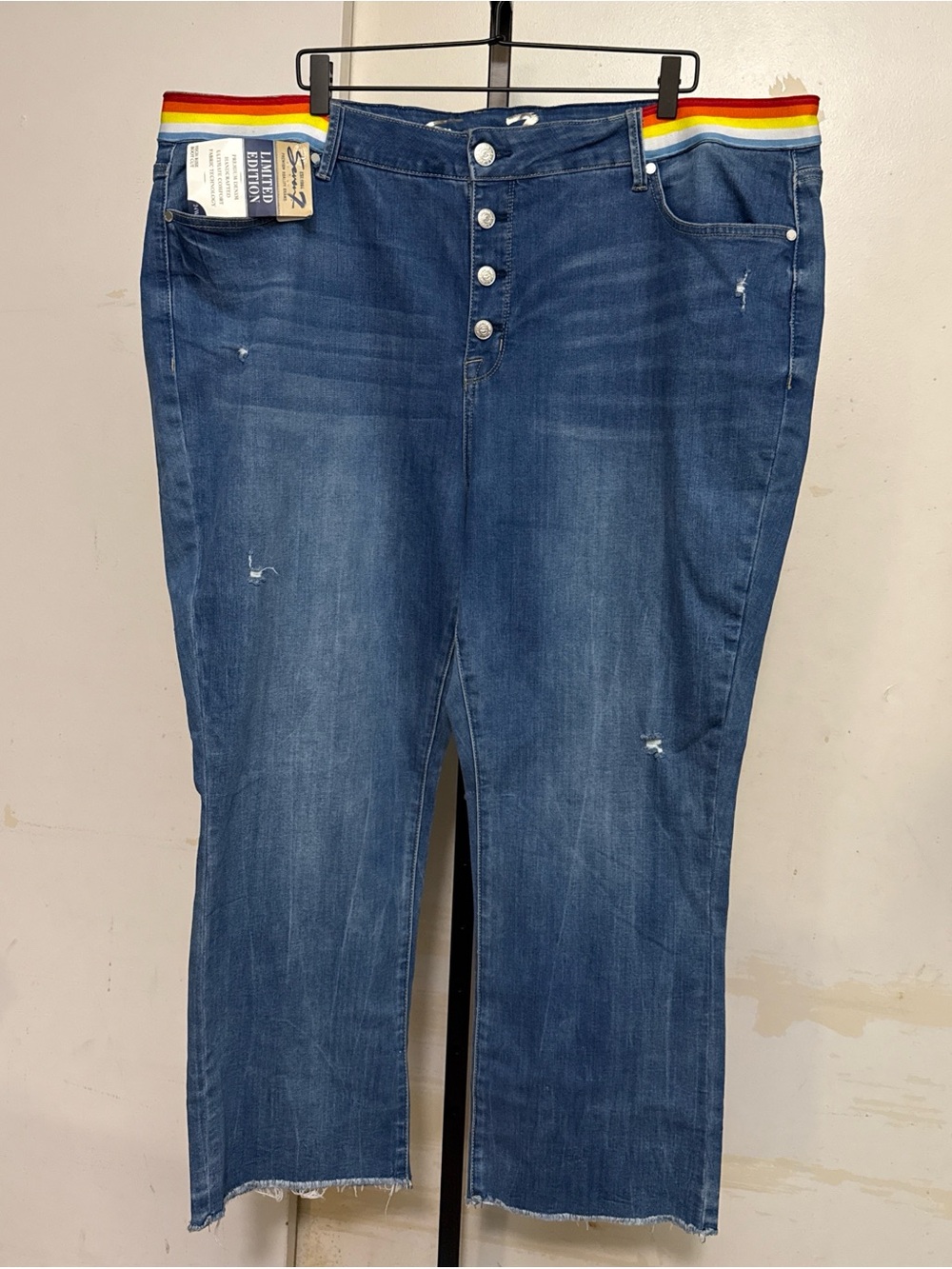 Limited Edition Seven7 high rise boot cut jeans